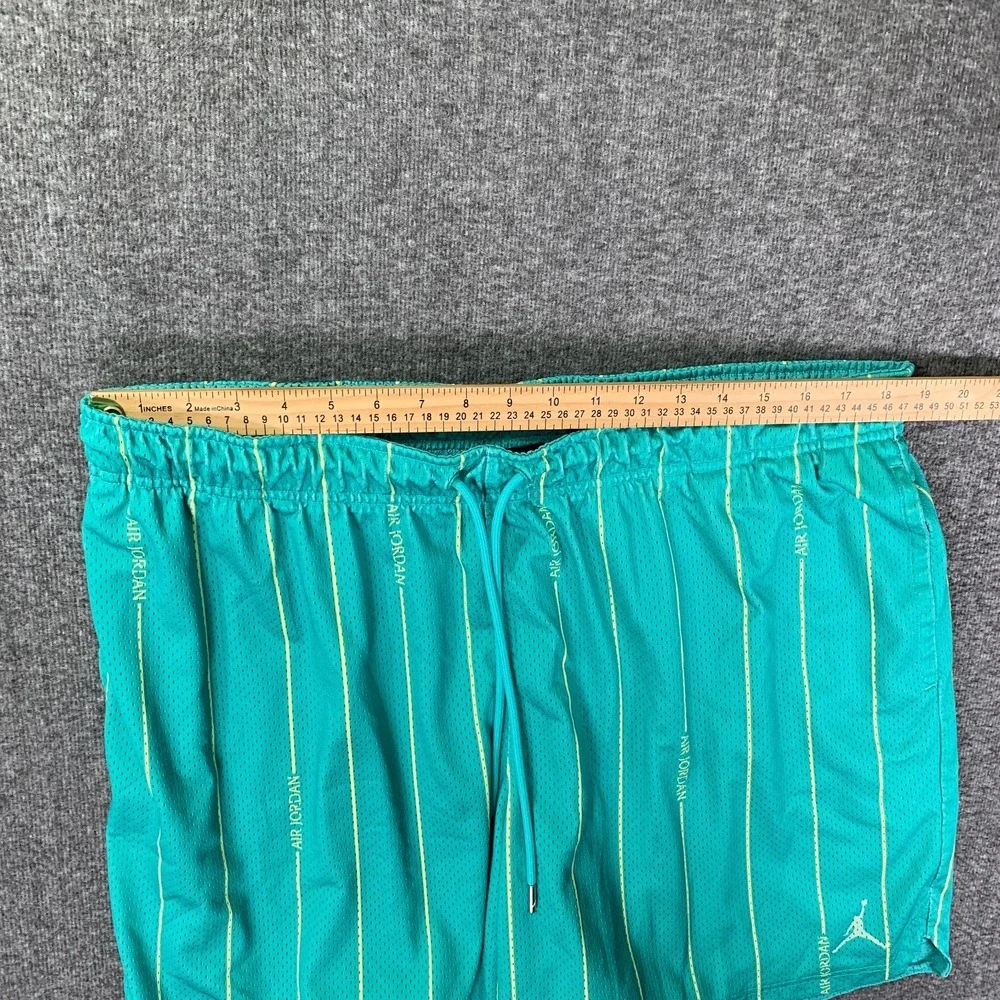 Jordan Teal Green Pinstripe Basketball Jersey and Shorts Set